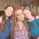 Harper Vivienne Ann Lockwood and her mother Lisa Marie Presley with twin sister Finley Harper Vivienne Ann Lockwood and her mother