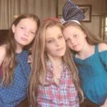 Harper Vivienne Ann Lockwood and her mother Lisa Marie Presley with twin sister Finley Harper Vivienne Ann Lockwood and her mother